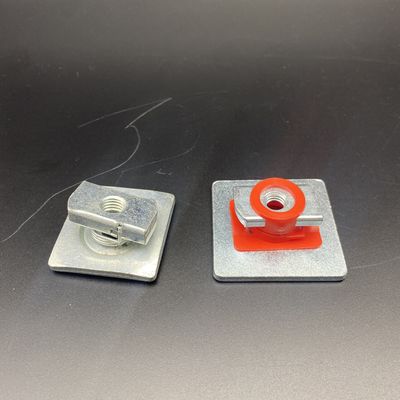 Suministro de fábrica de tuerca de resorte combinada con arandela para canaleta eléctrica de zinc