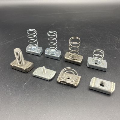 Acero inoxidable 304 316 Nueces de muelle sin estribo