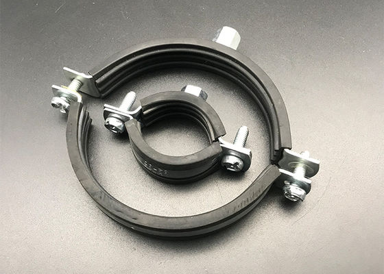 Fabricante de abrazaderas de tubería de caucho EPDM con tornillos de dos lados