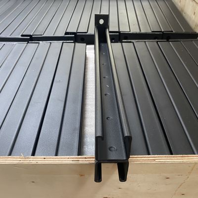 Bracket de brazo de doble canal de acero metálico de trabajo pesado