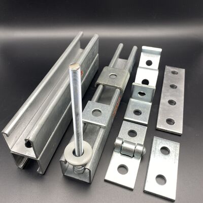 Profil de estribillo de canal de unistrut de acero inoxidable galvanizado por inmersión en caliente Ss304 316 C