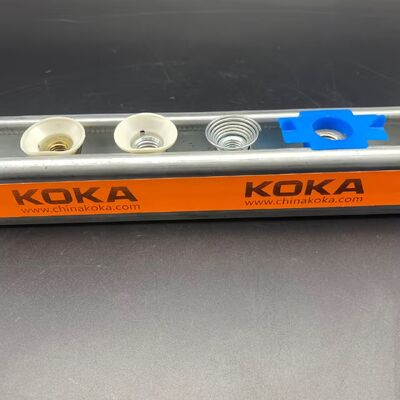 Zinc de oro de tamaño personalizado Cone de nuez para el canal de apoyo