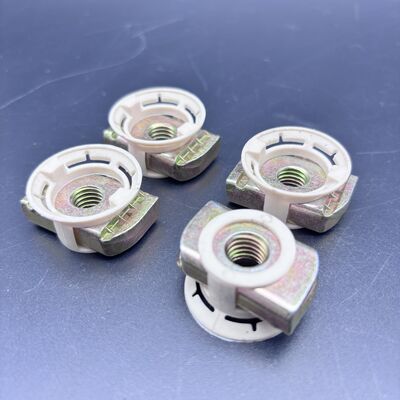 Zinc amarillo cromado con revestimiento de plástico de ala de cono de primavera