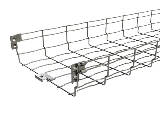 Acero galvanizado 50m m de Mesh Cable Tray Management Stainless del alambre del HDG de la inmersión caliente