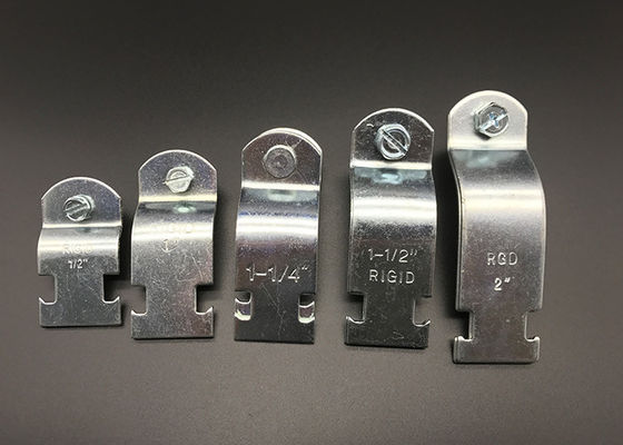Acero al carbono 1,5 mm Clampada de soporte de conducto 1/2 en pinzas universales de unistrut