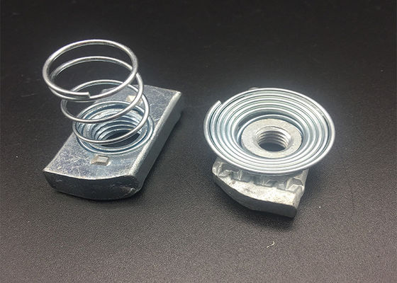 Tuerca de canal HDG M10 10mm Unistrut 316 Acero Inoxidable Tuerca de resorte