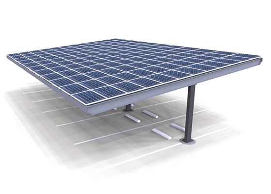 Sistema de montaje solar galvanizado sumergido caliente 150KM/H Carport de aluminio del tejado de 45 grados