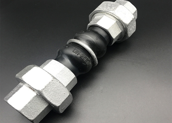 EPDM ensanchó la esfera de goma Flex Connector del gemelo del NPT de los bramidos