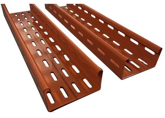 Q235B perforó el cable Tray Powder Coated SS316 50mmx12m m de poca potencia
