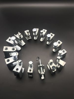 Clampada de vigas cónicas planas M8 M12 con zinc revestido de todos los tamaños para varilla roscada