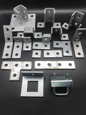 Conector de canal C de acero inoxidable de placas planas