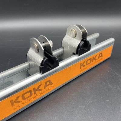 304 316 Acero inoxidable, abrazaderas de almohadón montadas en el brazo de 1/2'' 3/4'