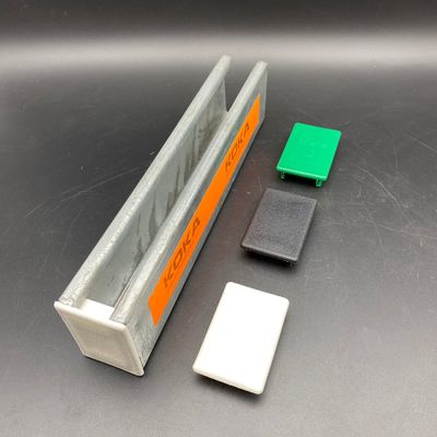 Venta caliente de plástico personalizado Caps extremos de estribo de diferentes colores