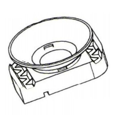 304 316 Acero inoxidable m6 m8 m10 Nueces de cono de plástico blanco