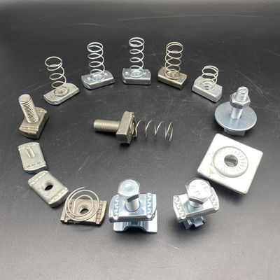 Tamaño personalizado Nuts de resorte de canal de zinc eléctrico unistrut