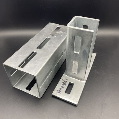 Canal cuadrado de acero modular personalizado 120x100x4mm