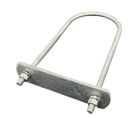 Cerrojo de acero inoxidable 304 U con soportes