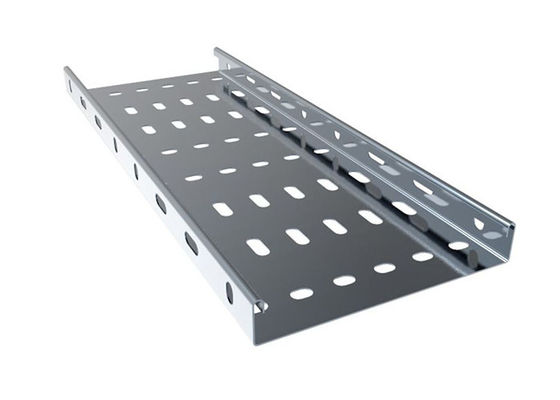Carga pesada 3000 mm bandeja de cable eléctrico galvanizado con ranuras