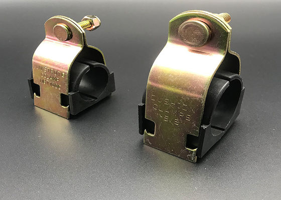 Clamparas de almohadón de canal unistrut de 1-1/2' de zinc de oro