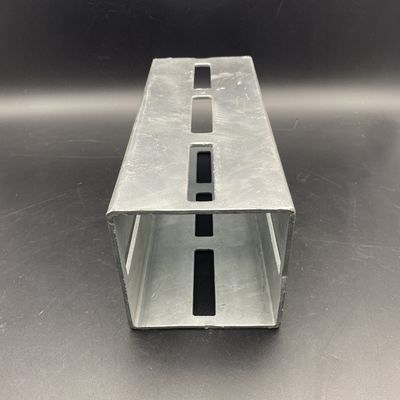 Carril de perfiles de trabajo pesado 100x100x3 mm Canal cuadrado de zinc eléctrico