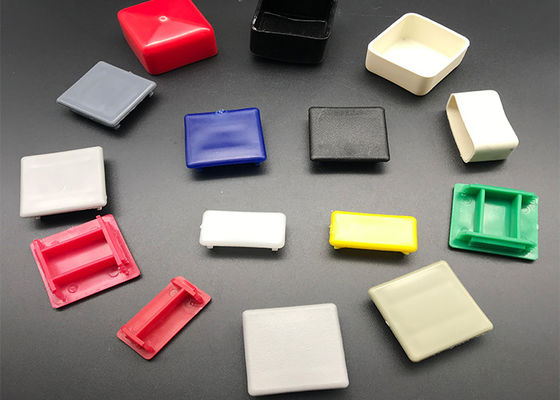 Capas de extremo de canal de apoyo de color de caucho de PVC 41x62