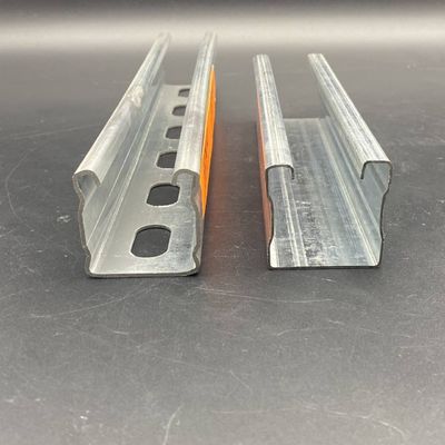 Canal de apoyo eléctrico de zinc con ranuras con endurecedor