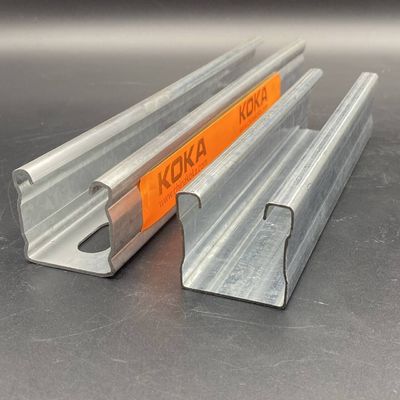 Fuerza de trabajo pesado Canal unistrut con costilla para la construcción