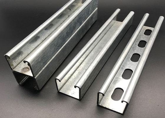 Construction Carbon Steel Slotted 12 Gauge Strut Channel, es el más grande de todos los canales de acero.