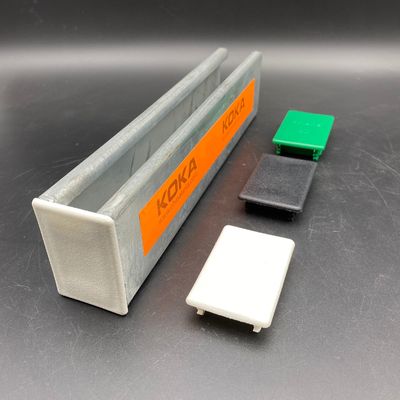 Capuchón de soporte de canal de PVC de tamaño personalizado